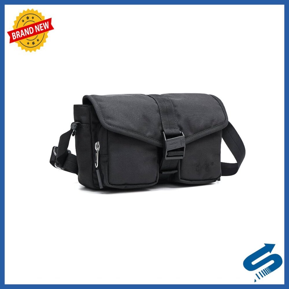 CORDURA Nylon Crossbody Sling Bag with Magnetic Buckle Multi-Pocket